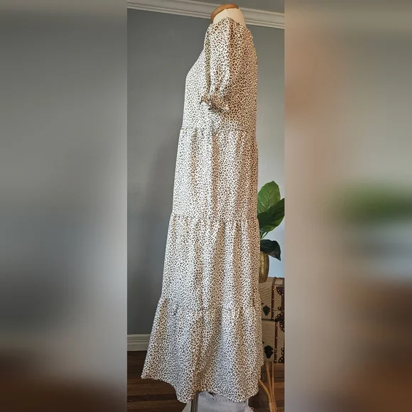 PRETTYGARDEN Maxi/Midi Leopard Print Dress! - Picture 4 of 8